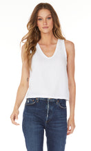Load image into Gallery viewer, V Neck Raw Edge Tank

