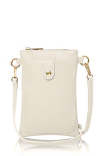 Load image into Gallery viewer, Italian Genuine Leather Crossbody Bag with Phone Pocket
