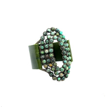 Load image into Gallery viewer, Large Open Oval Leather Bracelet
