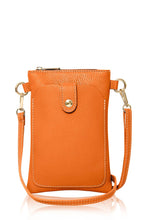 Load image into Gallery viewer, Italian Genuine Leather Crossbody Bag with Phone Pocket
