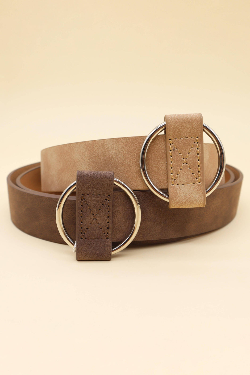 A2209SJFS70264- PU Pinless Round Buckle Fashion Belt