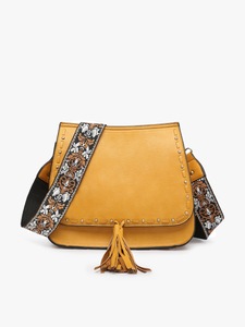 M1970 Bailey Crossbody with Print Contrast Strap