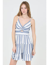 Load image into Gallery viewer, Striped V Neck Sundress
