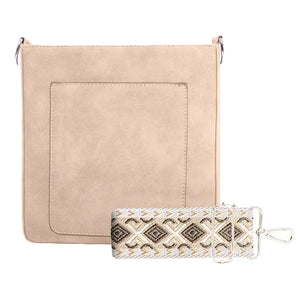 May Suede Crossbody