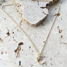 Load image into Gallery viewer, Sun moon celestial boutique charm Necklace salon Jewelry spa
