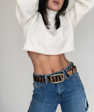 Load image into Gallery viewer, Kallyn Wide Exotic Fur Belt
