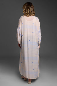 Soft Blue Dot Kimono