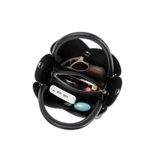 Load image into Gallery viewer, Tulip Blue Recycled Vegan Top Handle Bag Pre-Order 5/20
