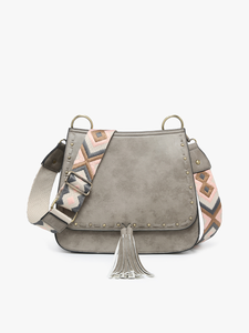 M1970 Bailey Crossbody with Print Contrast Strap