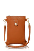 Load image into Gallery viewer, Italian Genuine Leather Crossbody Bag with Phone Pocket
