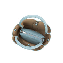 Load image into Gallery viewer, Tulip Blue Recycled Vegan Top Handle Bag Pre-Order 5/20
