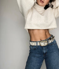 Load image into Gallery viewer, Kallyn Wide Exotic Fur Belt

