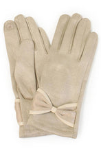 Load image into Gallery viewer, Ribbon Trim Winter Gloves
