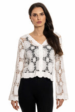 Load image into Gallery viewer, Adore Button Down Crochet Cardigan
