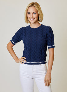Design History Puff SS Sweater