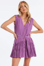 Load image into Gallery viewer, Bishop and Young Lagos Mini Dress in Violet and Paradise
