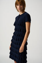 Load image into Gallery viewer, Navy Ruffle Dress
