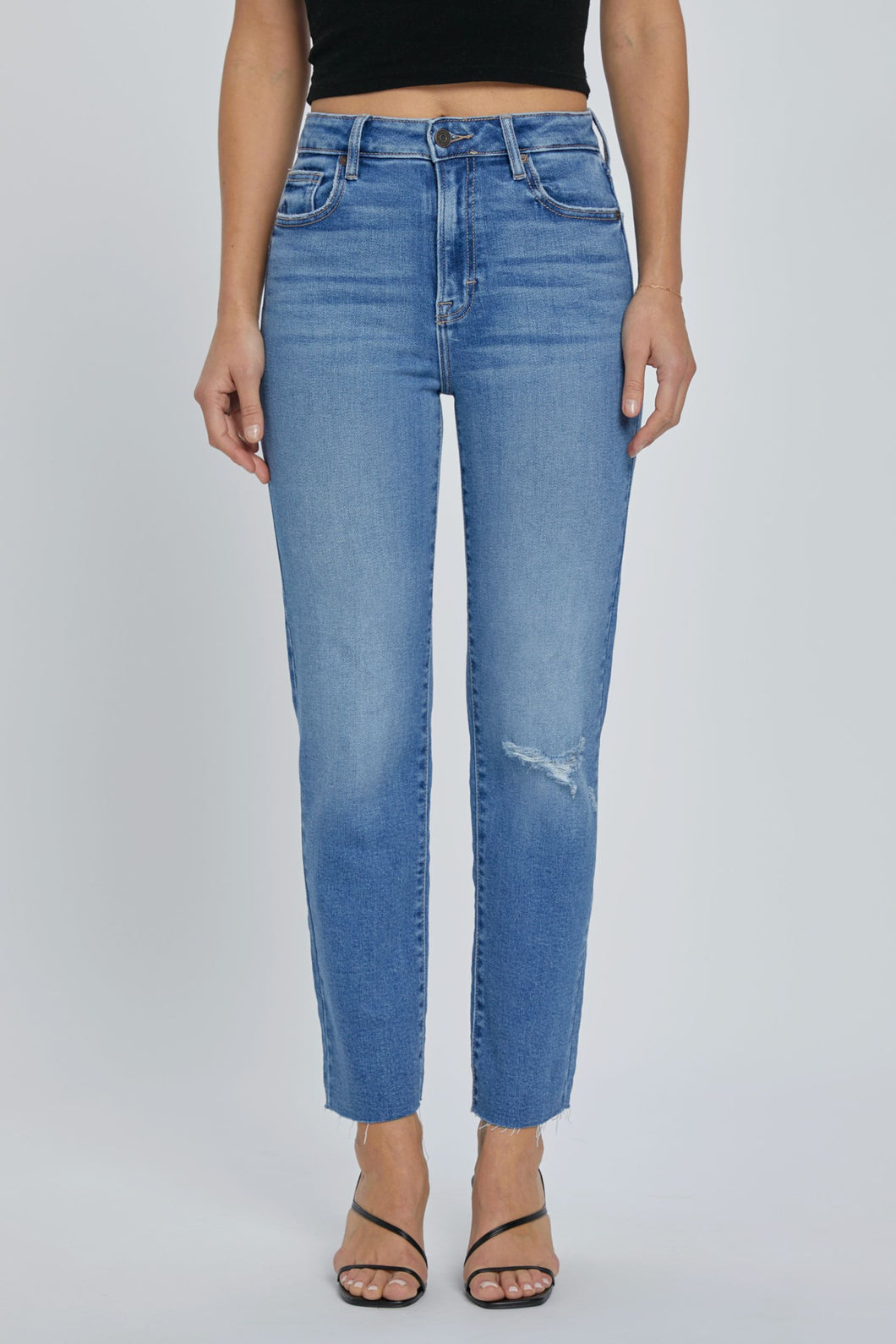 Tracey High-rise Straight Leg Jeans