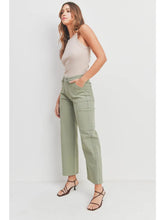 Load image into Gallery viewer, Utility Pant in Bay Leaf By Just Black Denim
