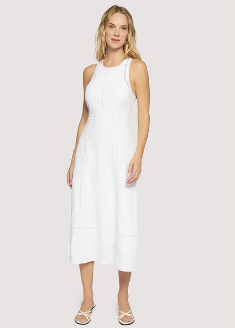 Lost & Wander Verona Romance Midi Dress white