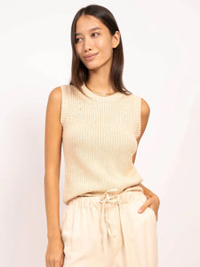 Roan Shell Sweater Tank By Central Park West