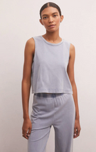 Load image into Gallery viewer, Sloane Jersey Denim Muscle Tank
