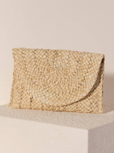 Load image into Gallery viewer, SIMONETTA CLUTCH,NATURAL
