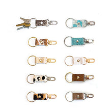 Load image into Gallery viewer, Key Chain In Leather, Hair on Hide
