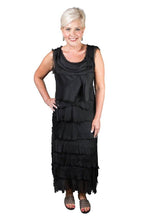 Load image into Gallery viewer, Aleena Silk Maxi Ruffle Dress

