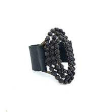 Load image into Gallery viewer, Large Open Oval Leather Bracelet
