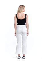 Load image into Gallery viewer, High Rise Demi Boot Jean In White
