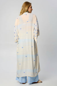 Soft Blue Dot Kimono
