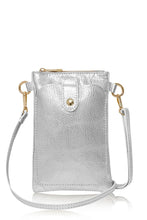 Load image into Gallery viewer, Italian Genuine Leather Crossbody Bag with Phone Pocket
