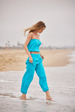 Load image into Gallery viewer, Smocked Beach Pant with Pockets
