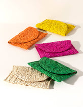 Load image into Gallery viewer, SIMONETTA CLUTCH,NATURAL

