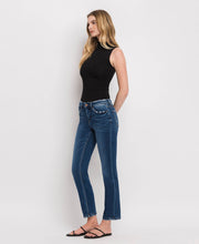 Load image into Gallery viewer, MID RISE ANKLE SLIM STRAIGHT JEANS F4999
