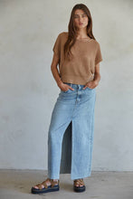 Load image into Gallery viewer, W1979 | Knit Sweater See Through Short Sleeve Pullover Top
