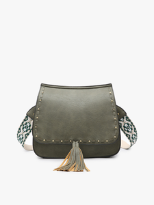 M1970 Bailey Crossbody with Print Contrast Strap