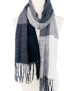 9 Colors--Softer Than Cashmere Colorblock Blanket Scarf