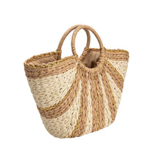 Load image into Gallery viewer, Suzie Natural Large Straw Tote Bag
