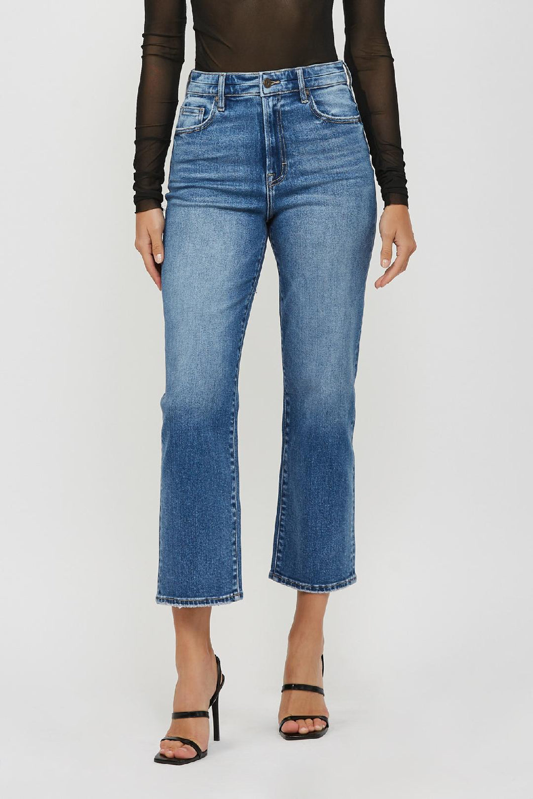 Washed Cropped Jean Hidden-Tracey