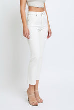 Load image into Gallery viewer, Sea Salt Straight Leg Cropped Denim
