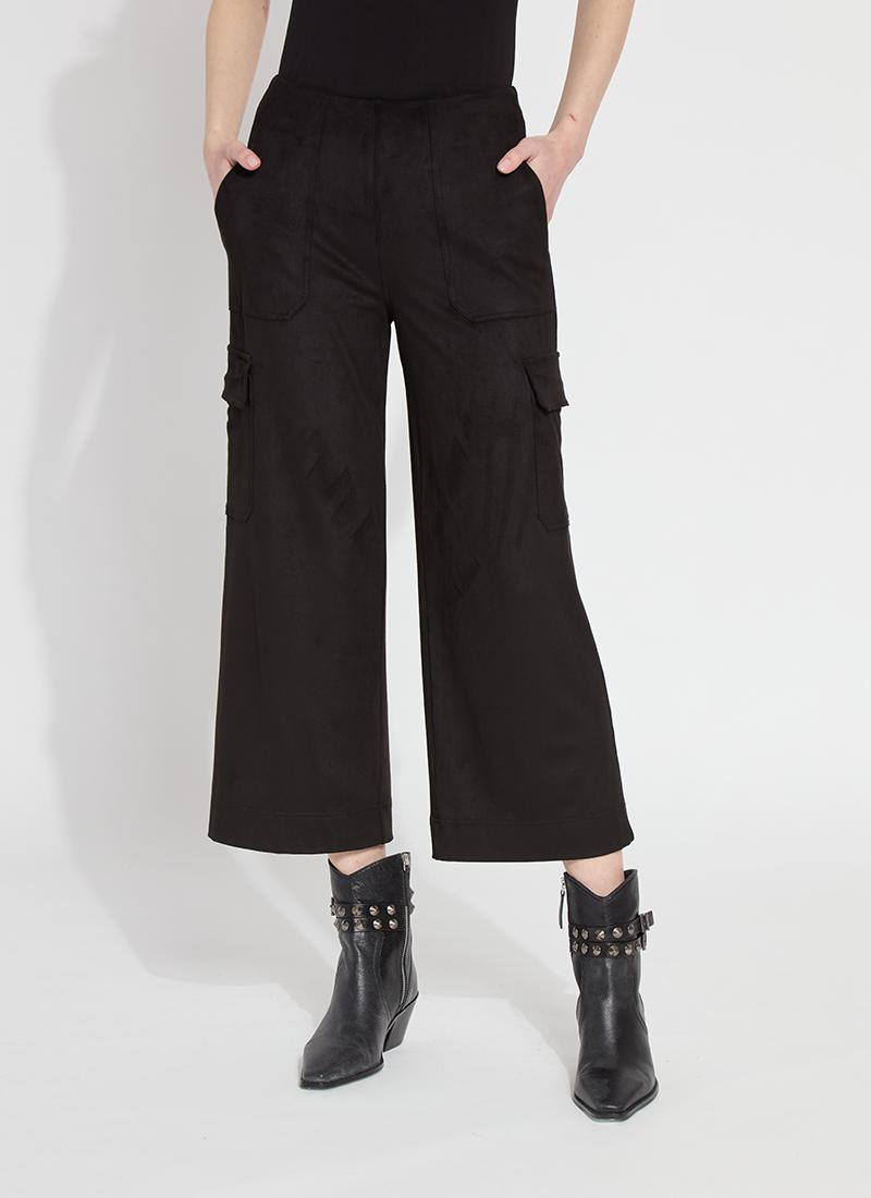 Anita High Waist Vegan Cropped Cargo Pant by Lysse