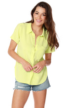 Load image into Gallery viewer, Button Front Short Sleeve Top
